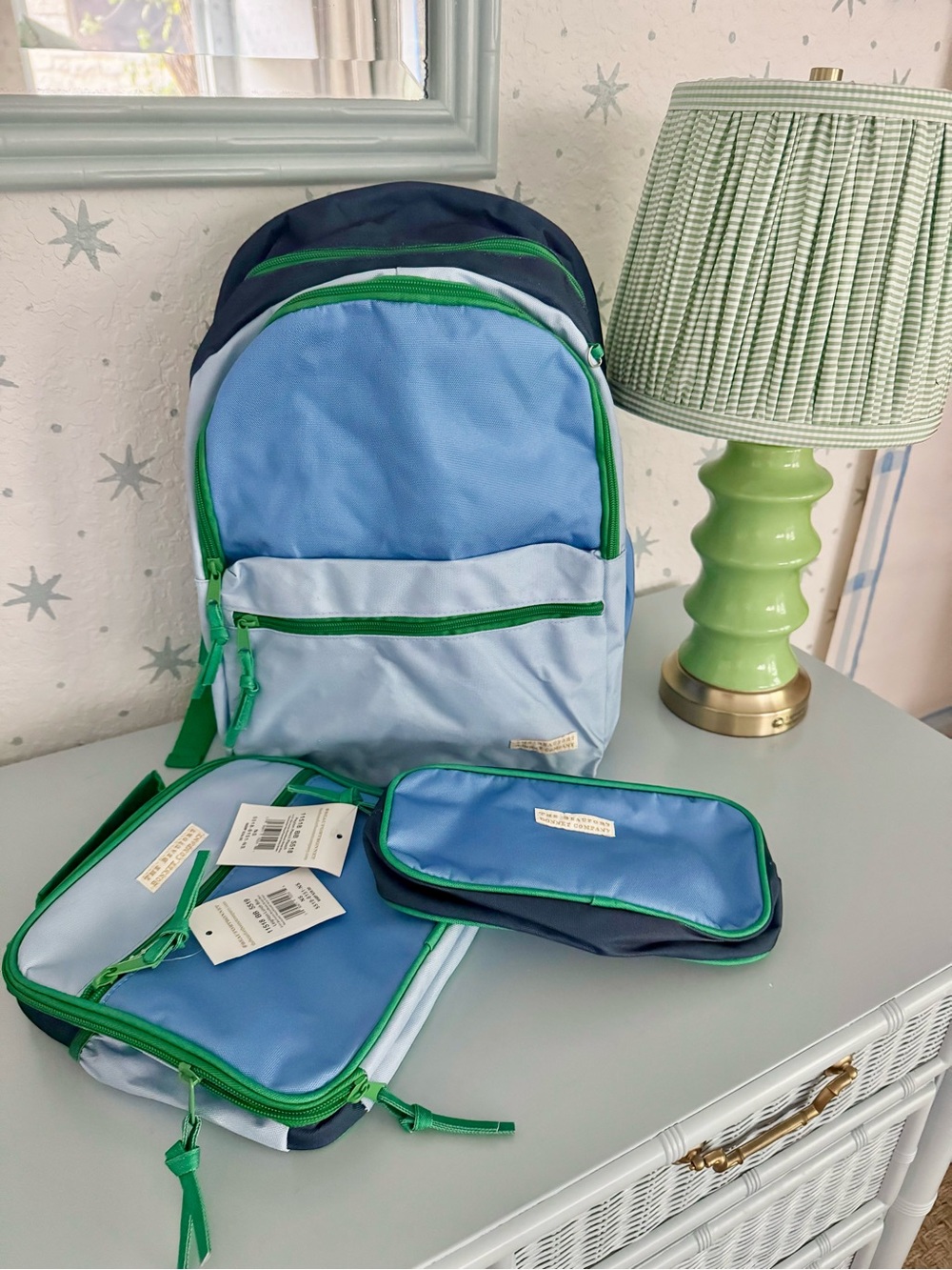 TBBC backpack set with lunchbox